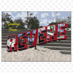 Greetings From Revere Postcard